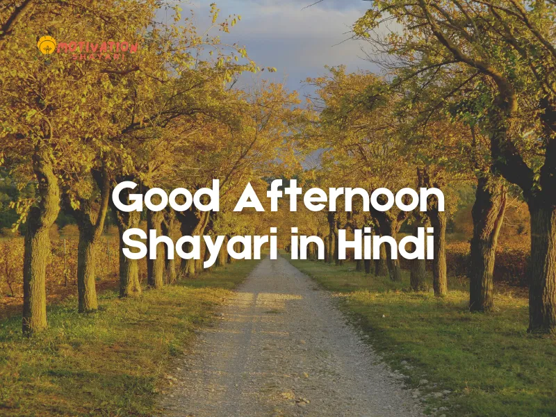 Good Afternoon Shayari