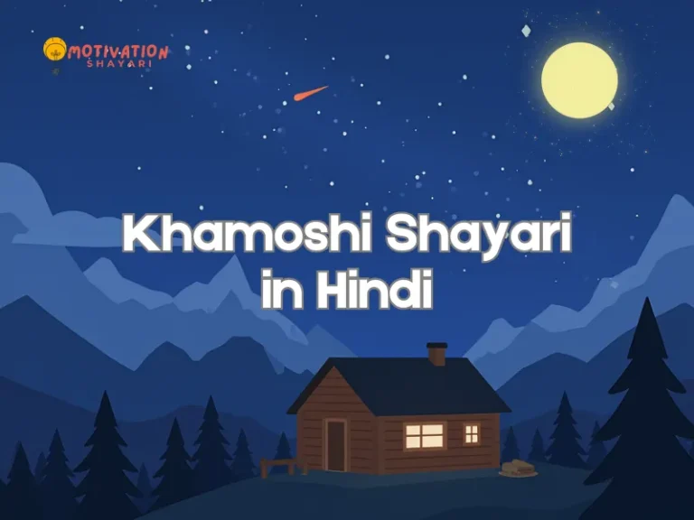 Khamoshi Shayari​