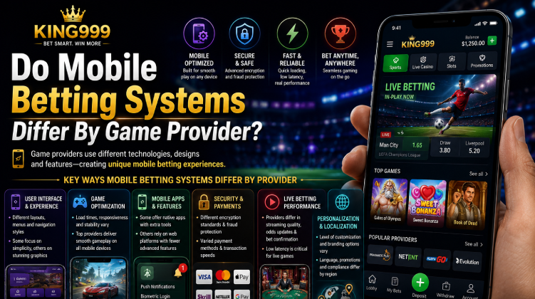 Do Mobile Betting Systems Differ By Game Provider?