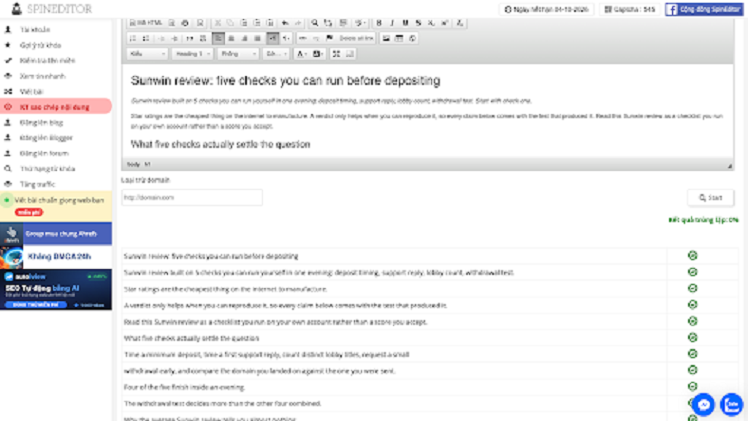 Sunwin review